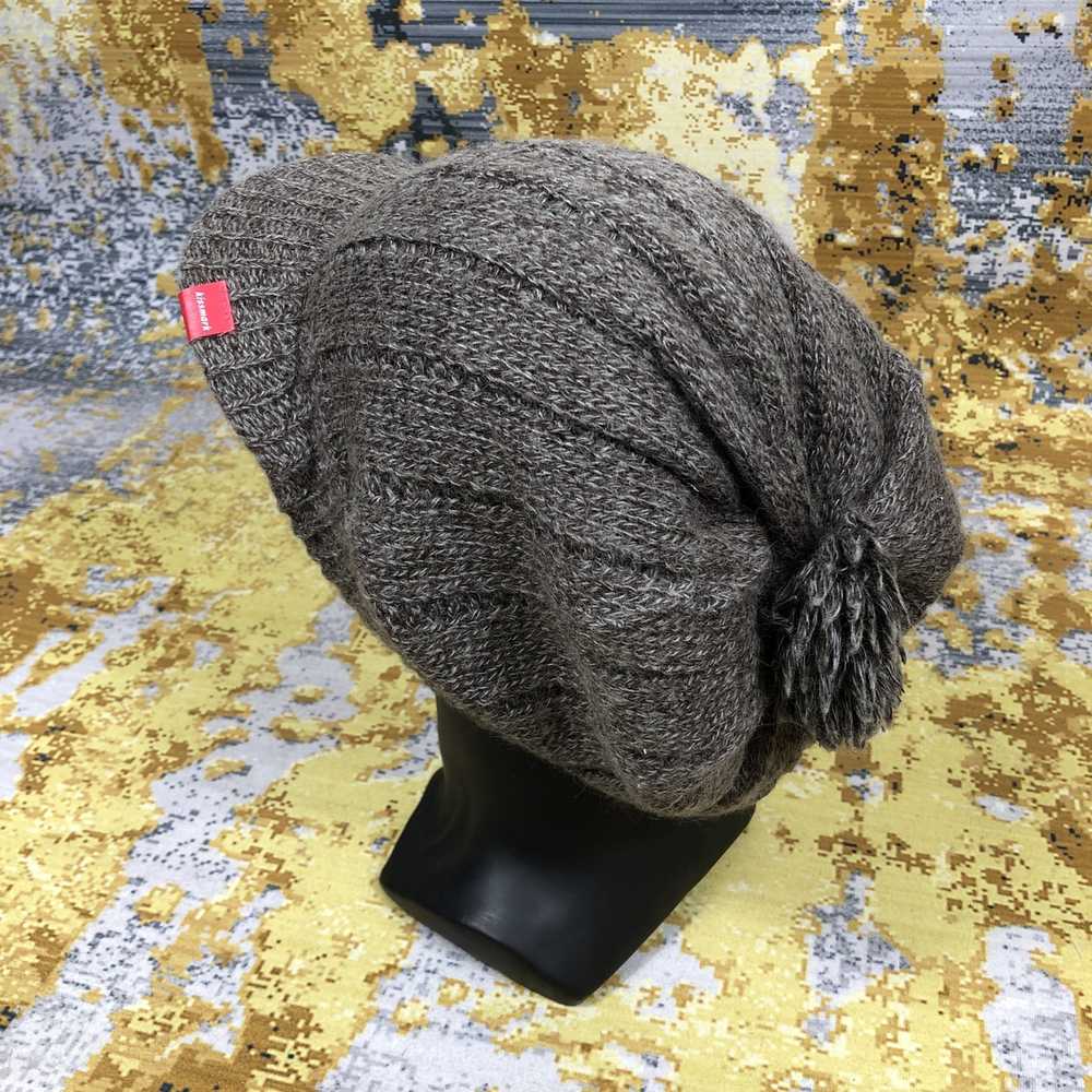 Vintage Vintage Kissmark Bobble Visor Beanie Hat … - image 2