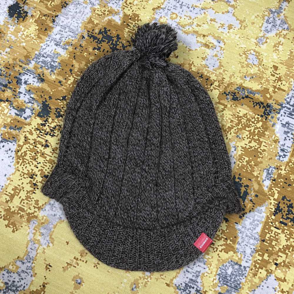 Vintage Vintage Kissmark Bobble Visor Beanie Hat … - image 3