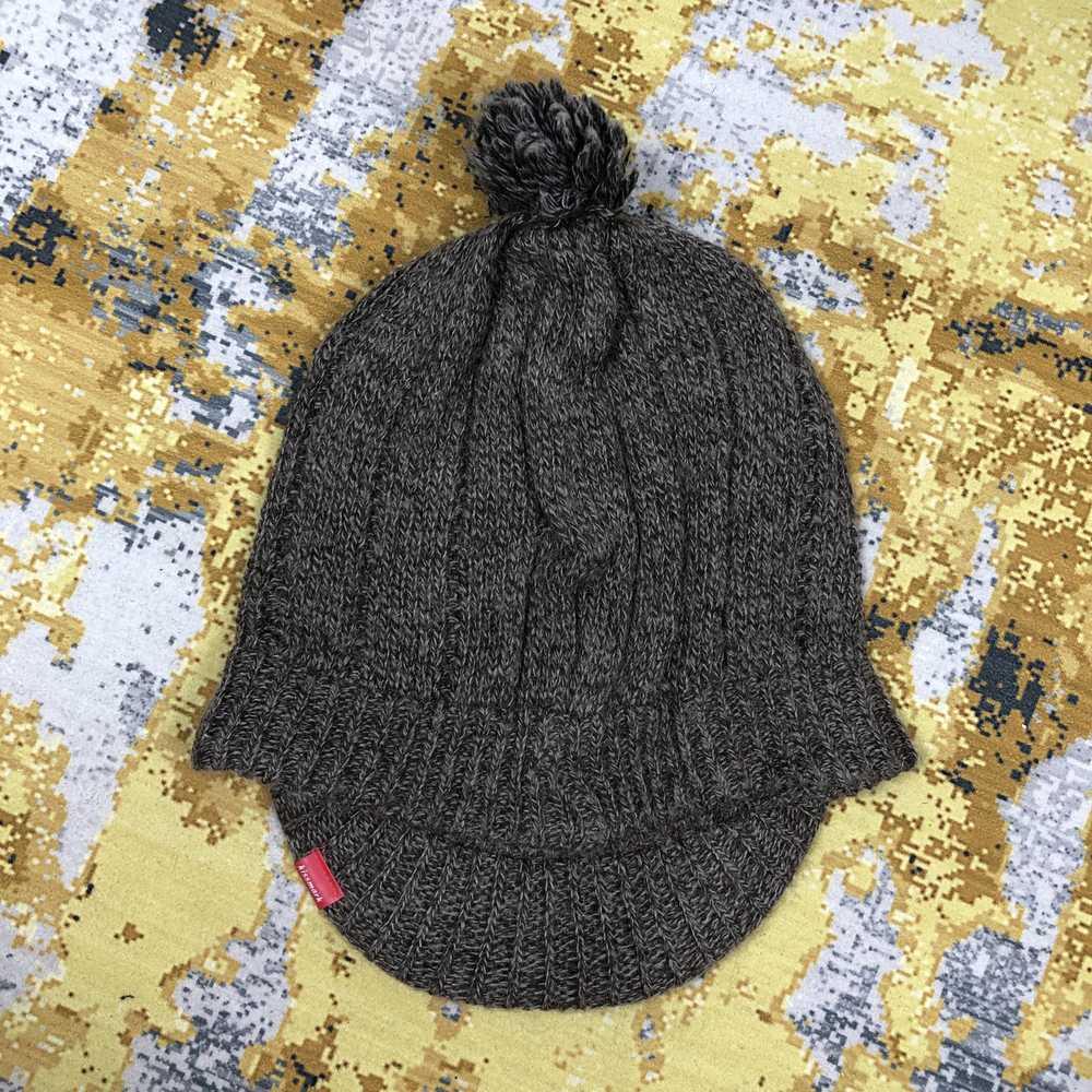 Vintage Vintage Kissmark Bobble Visor Beanie Hat … - image 4