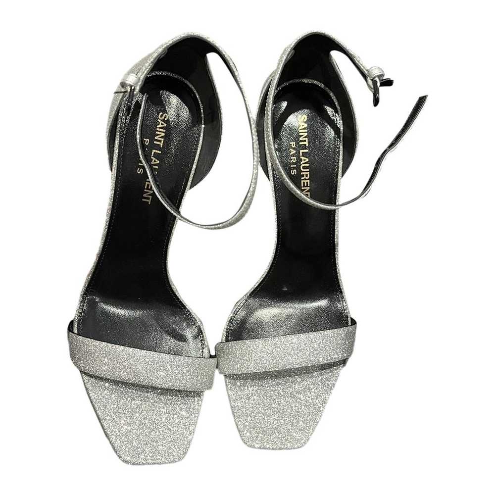 Saint Laurent Amber glitter sandals - image 1