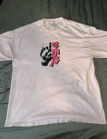 Fuck The Population FTP Middle Finger Tee (Pink X… - image 1