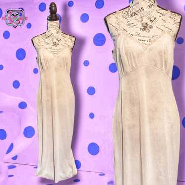 VS Cream Lace Corset Slip Dress - Small