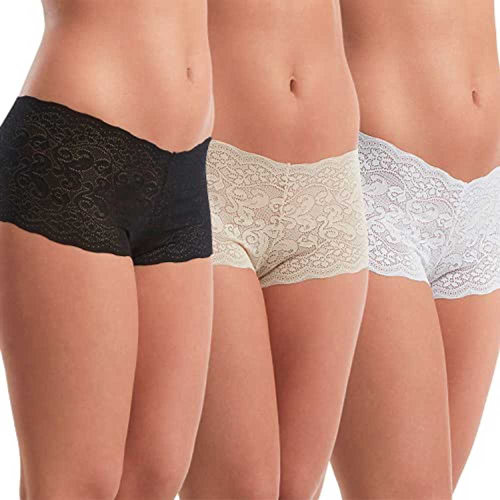 Womens 3-Pack Classic Lace Panties Sexy Underwear… - image 2