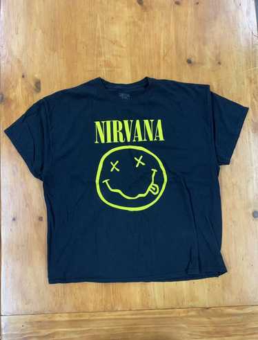 Tee × Tee Shirt × Vintage Vintage Nirvana Logo Tee - image 1