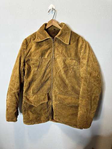 Vintage Rare 1960s Corduroy Zipper Jacket