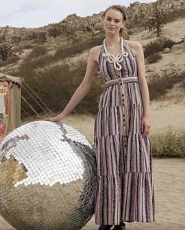 Anthropologie Anthro Striped Maxi Dress - image 1