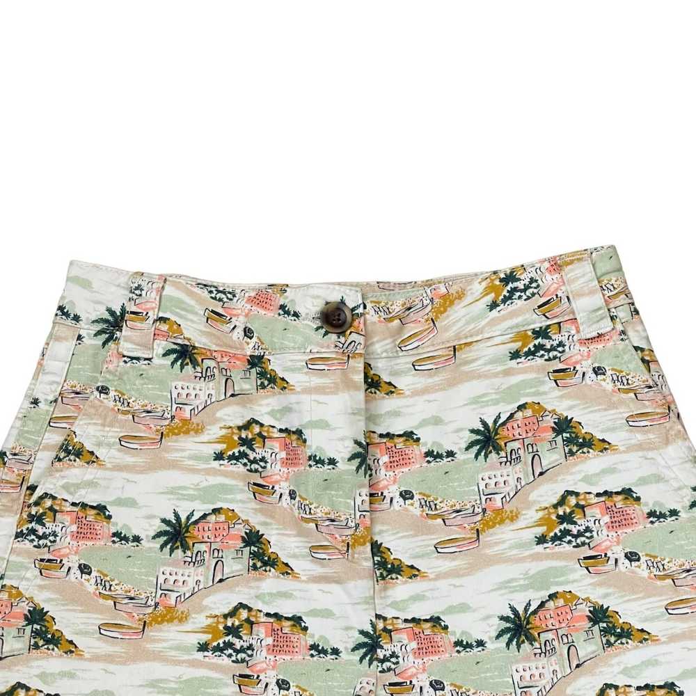 Boden Boden Shorts 4 Multi Color Town Print Cotto… - image 2