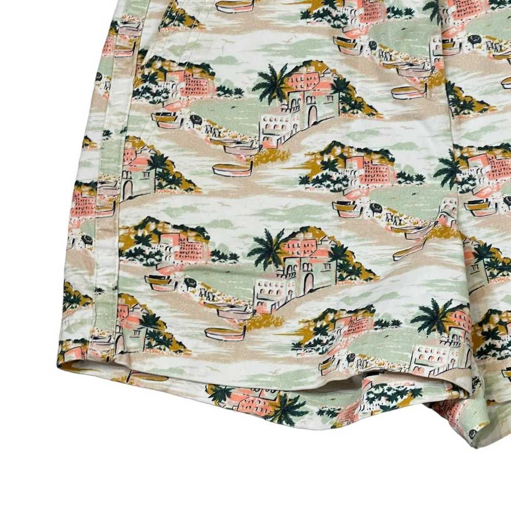 Boden Boden Shorts 4 Multi Color Town Print Cotto… - image 3