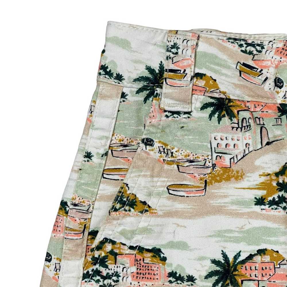 Boden Boden Shorts 4 Multi Color Town Print Cotto… - image 5