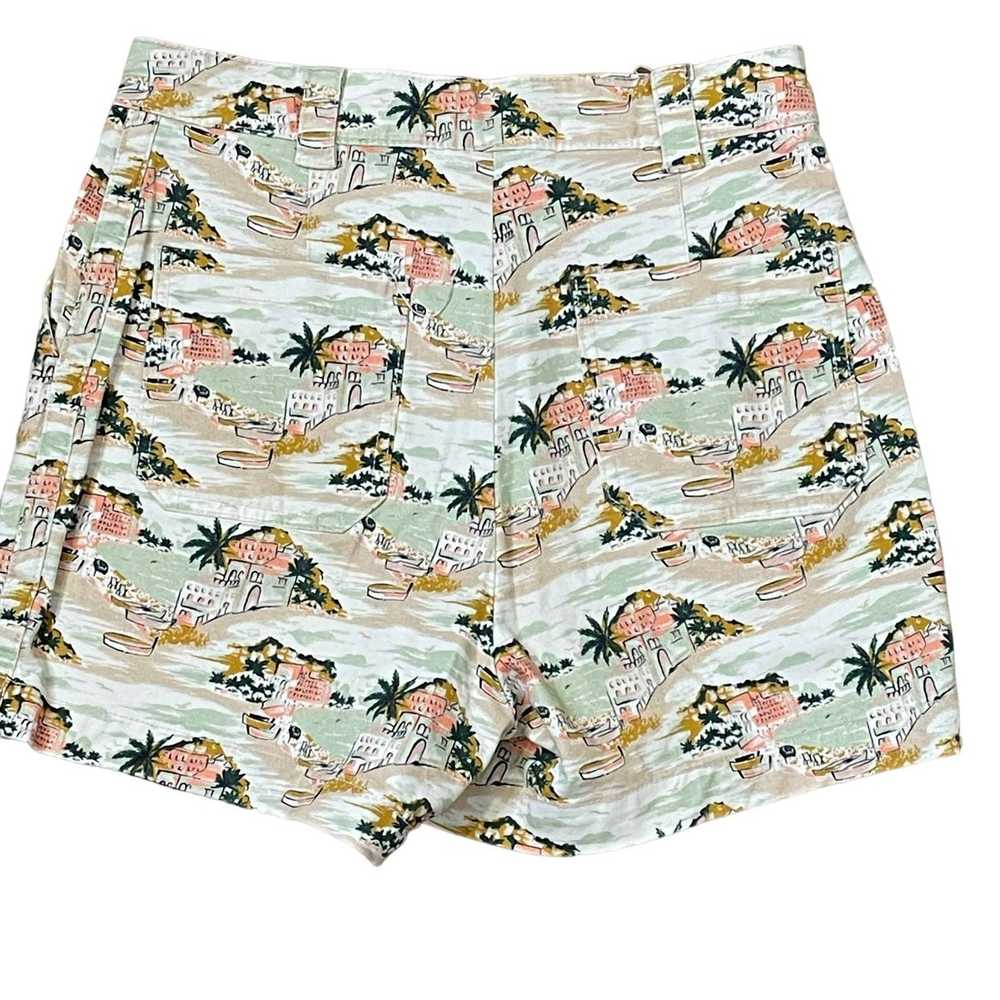 Boden Boden Shorts 4 Multi Color Town Print Cotto… - image 8