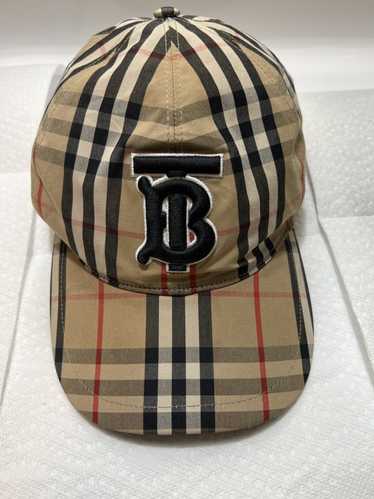 Burberry Monogram Motif Vintage Check Cotton Baseb