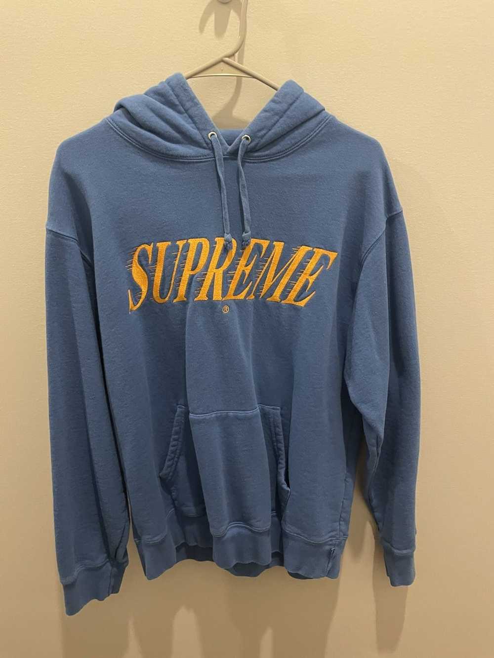 Supreme Supreme crossover hoodie blue - image 1