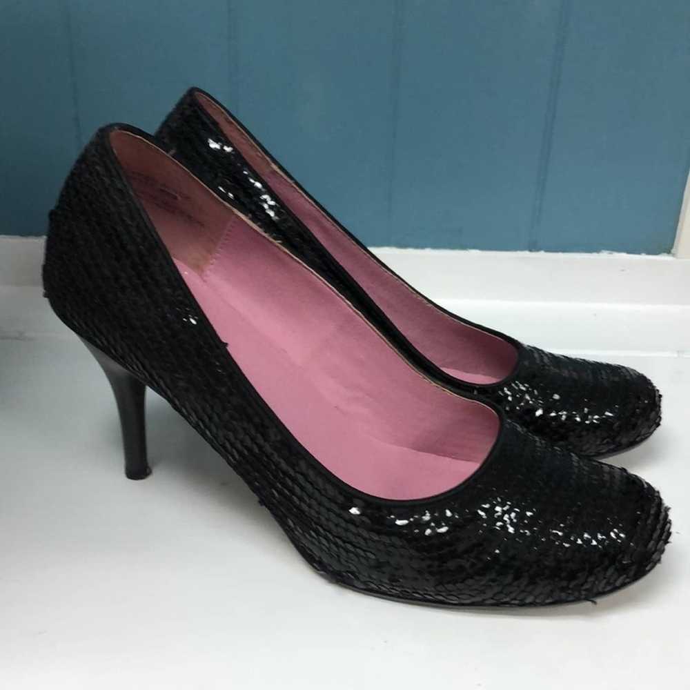 Vintage So… calypso black fully sequin Round toe … - image 1