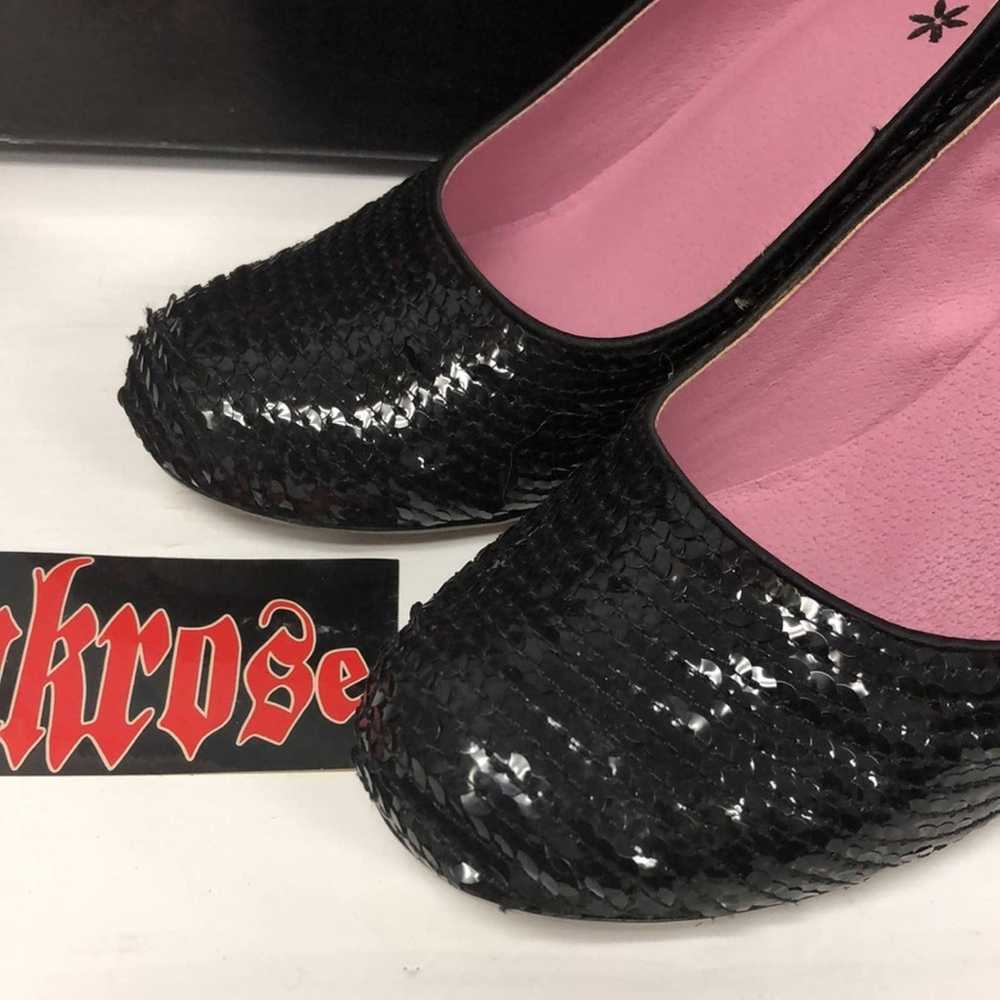 Vintage So… calypso black fully sequin Round toe … - image 2