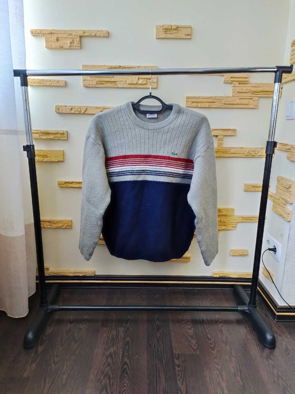 Rare × Vintage Vintage Lacoste men's sweater wool - image 1