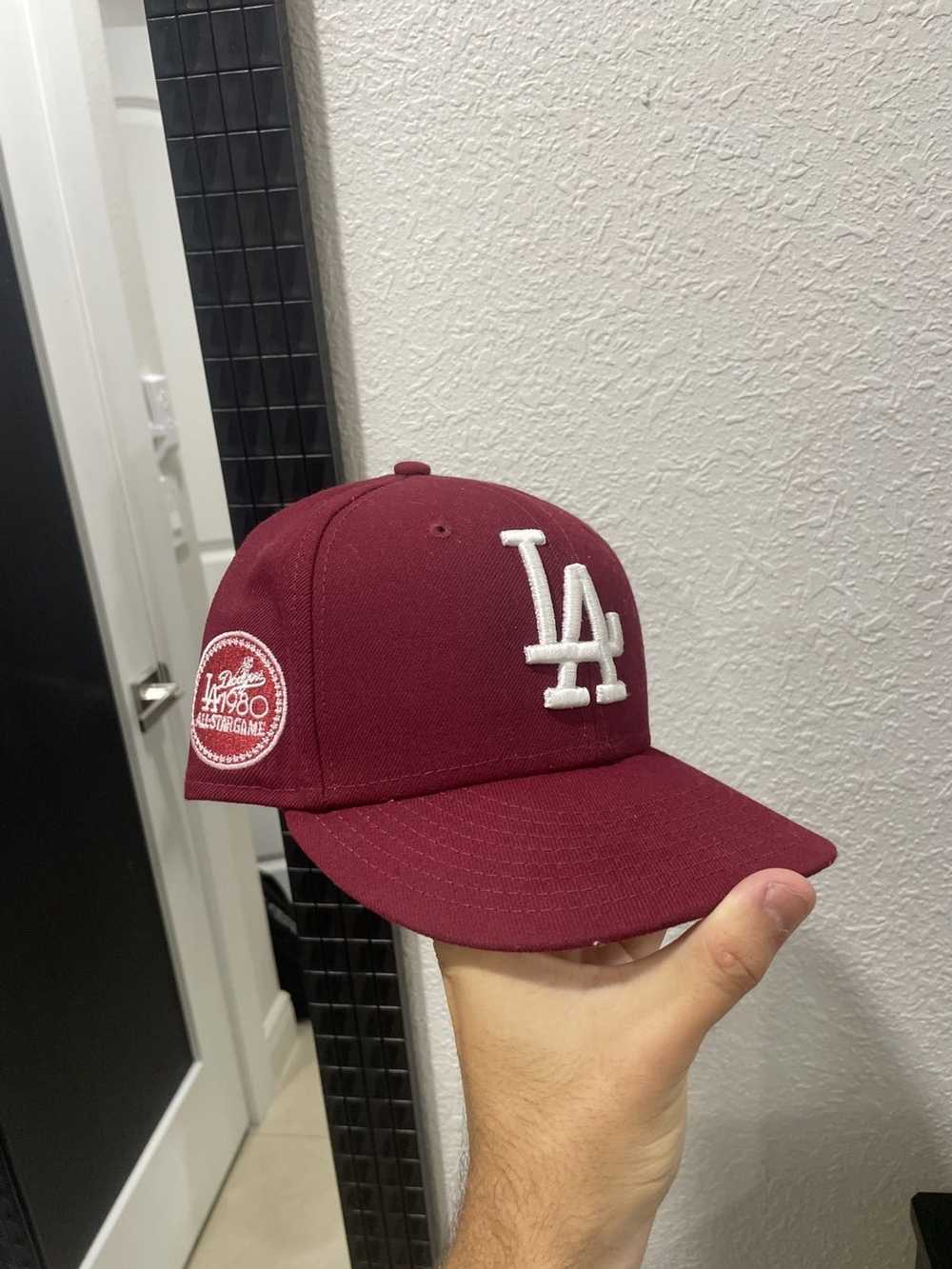 Dodgers New Era 88 WS Chrome Birdseye 59FIFTY Fitted Hat Cap Burgundy – THE  4TH QUARTER