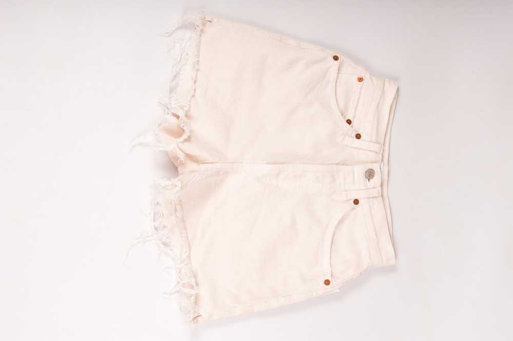 RE/DONE RE/DONE 50s Cutoffs in Vintage White 1 De… - image 1