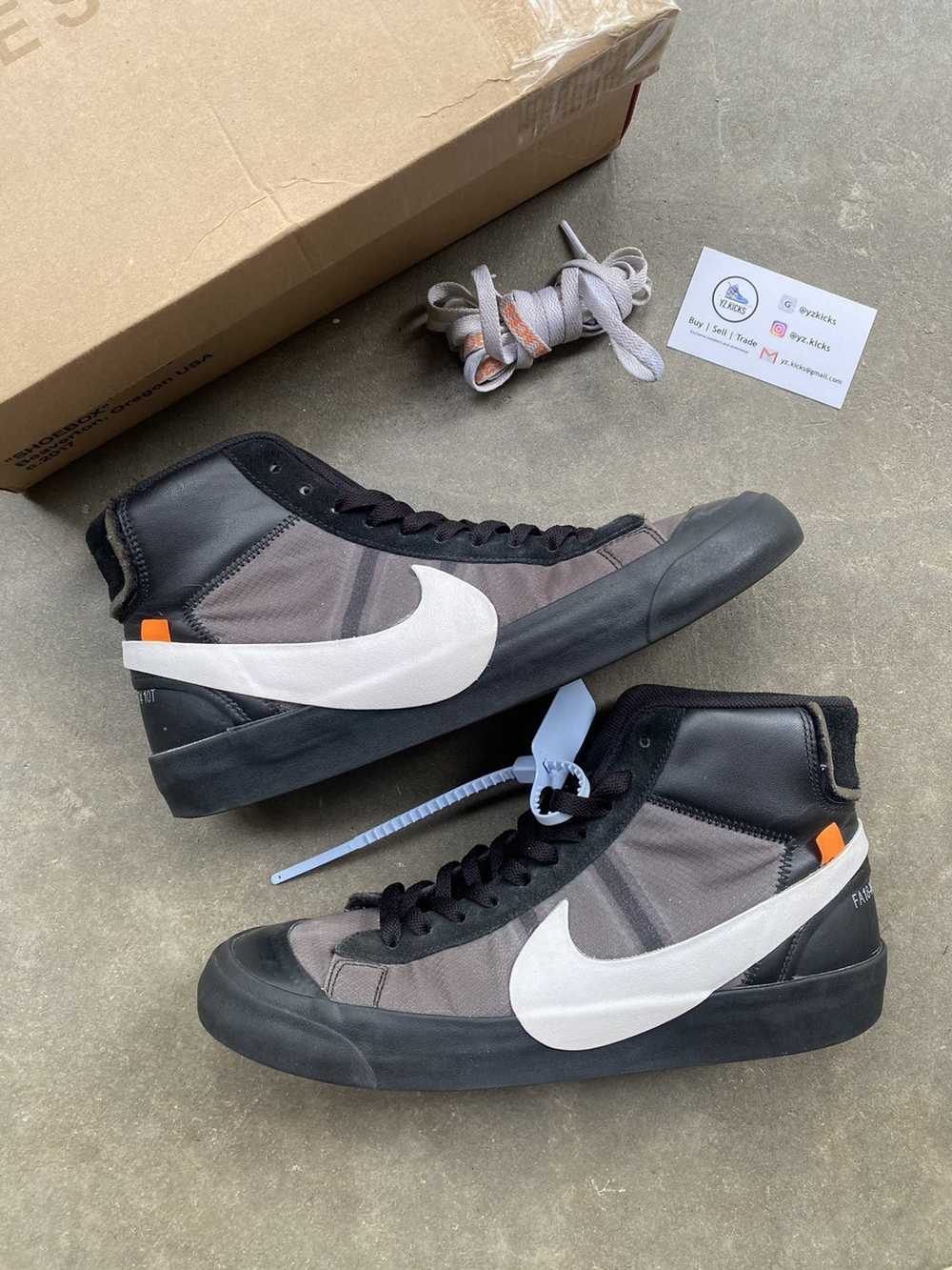 Nike × Off-White Off-White Nike Blazer Grim Reape… - image 1