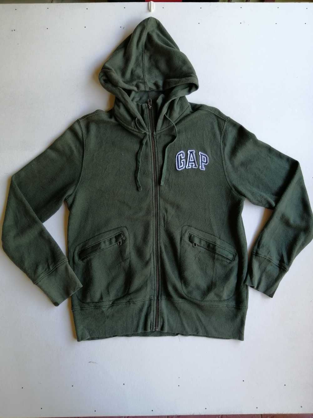 Designer × Gap × Streetwear Vintage GAP Hoodie Zi… - image 1