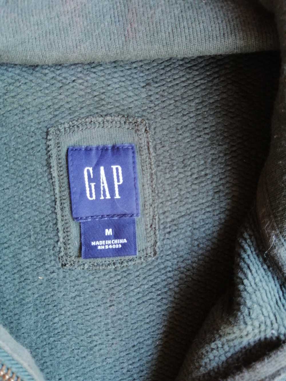 Designer × Gap × Streetwear Vintage GAP Hoodie Zi… - image 4