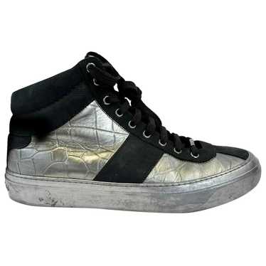 Jimmy Choo Leather high trainers