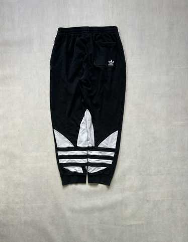 Adidas × Vintage Trousers Adidas big logo black wh