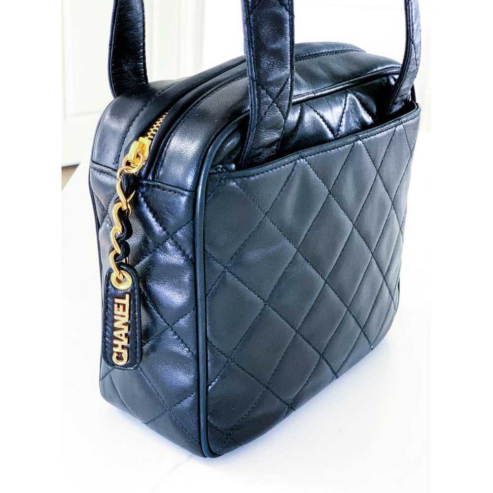 Chanel Cambon leather handbag - image 9