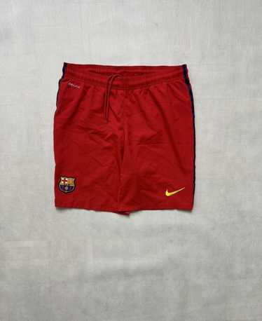 Nike Shorts Nike Barcelona swoosh red football