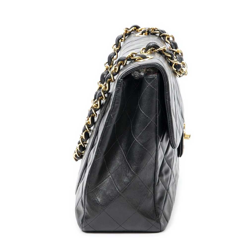 Chanel Maxi Jumbo XL Flap in Black Quilted Lambsk… - image 4