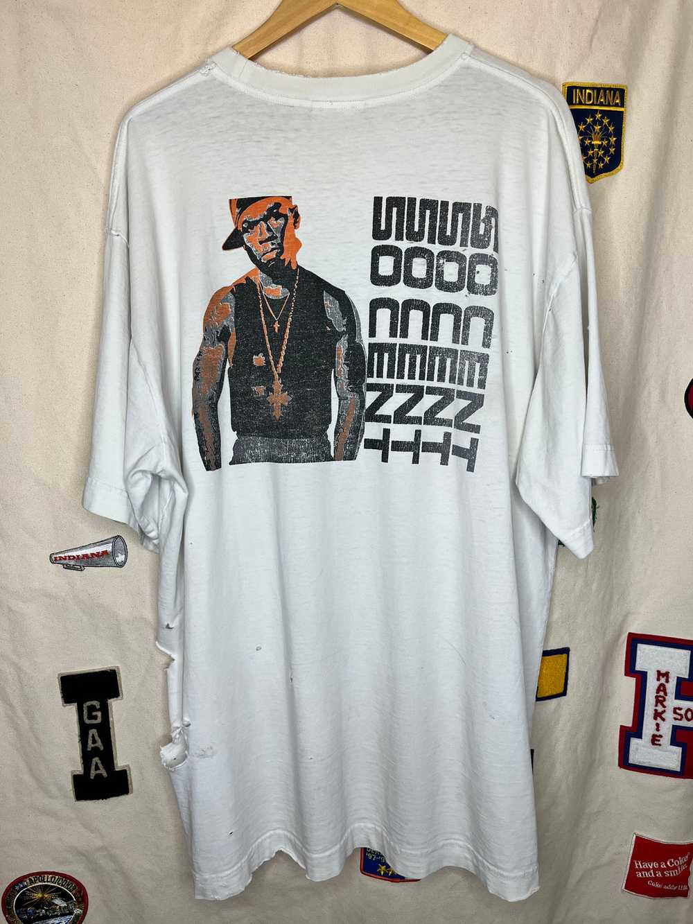 Vintage 50 Cent G Unit Soldier White Rap T-Shirt:… - image 2