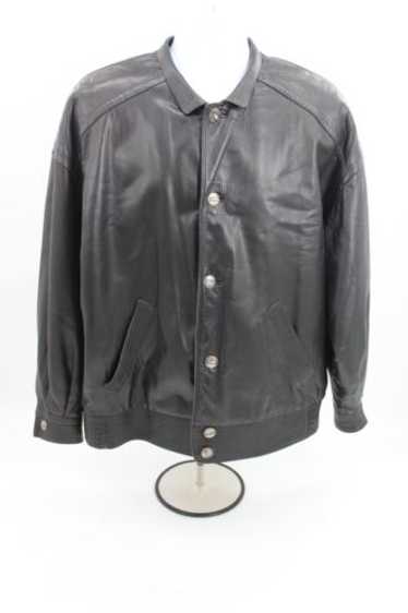 Vintage Versace Jacket | Istante Versace Jacket | Lea… - Gem