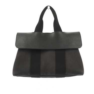HERMES Valparaiso Handbag in Black Fabric - image 1