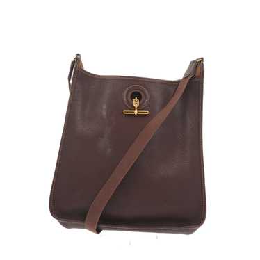 Hermès Vespa Black Leather Shoulder Bag (Pre-Owned)