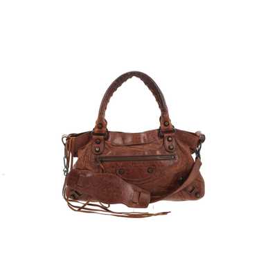 BALENCIAGA First Handbag in Brown Leather - image 1