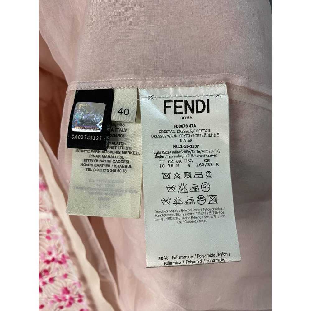 Fendi Silk mid-length dress - image 7