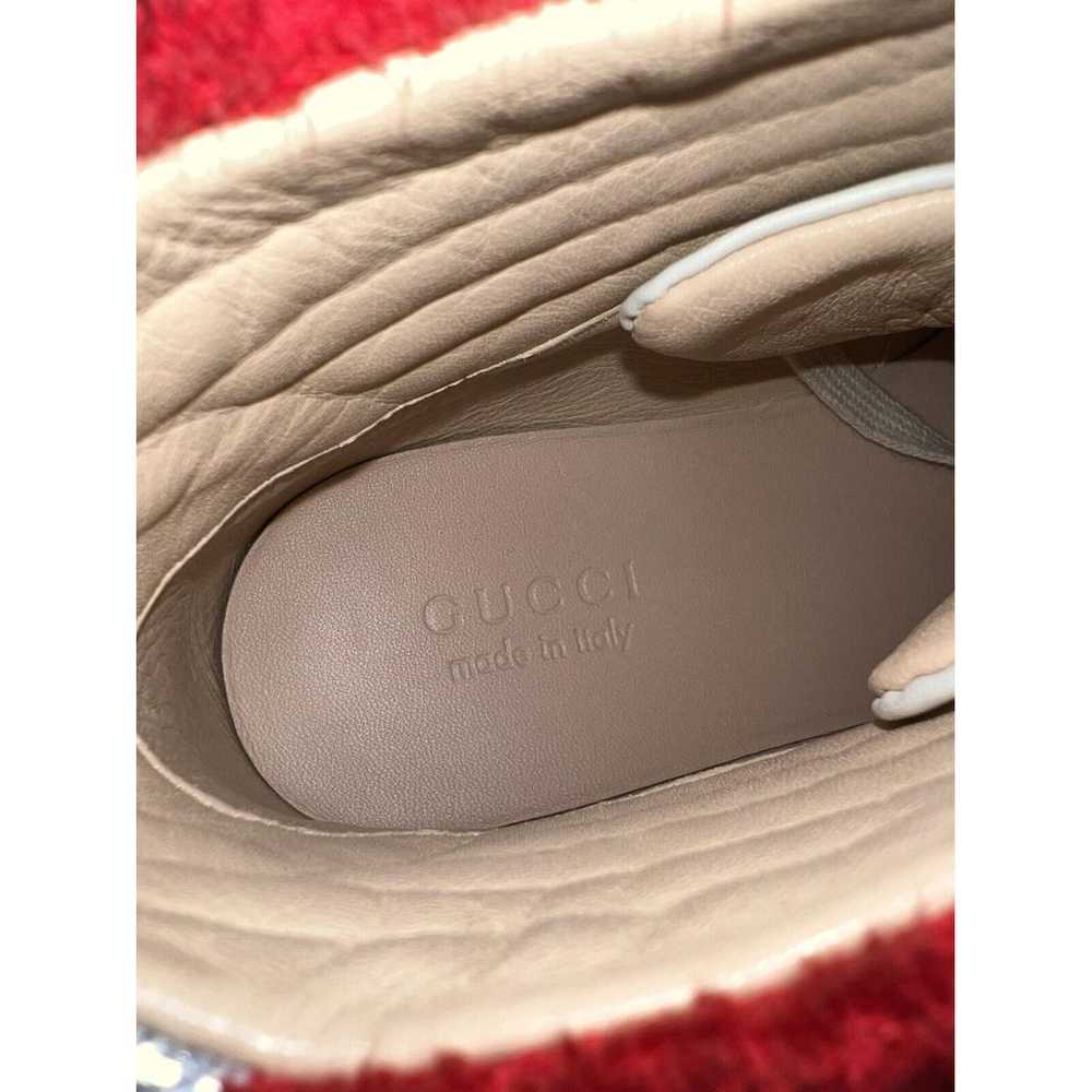 Gucci Web leather high trainers - image 10