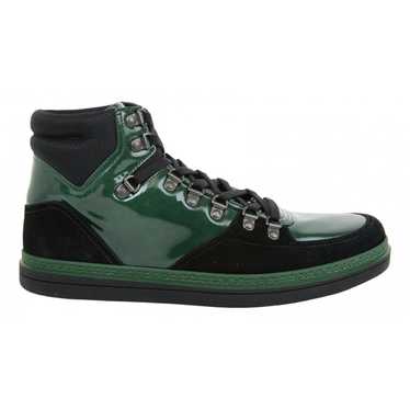 Gucci Patent leather high trainers