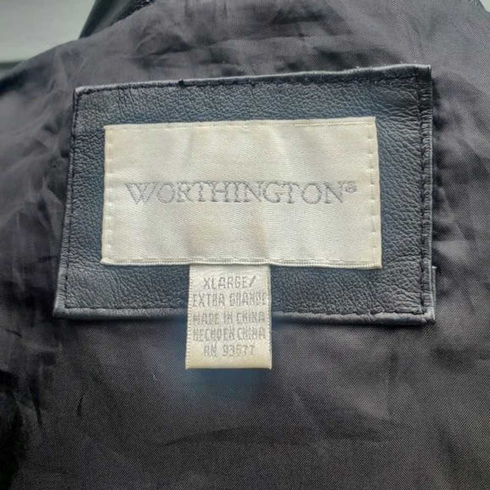 Vintage × Worthington Vintage 90s y2k Black Leath… - image 5