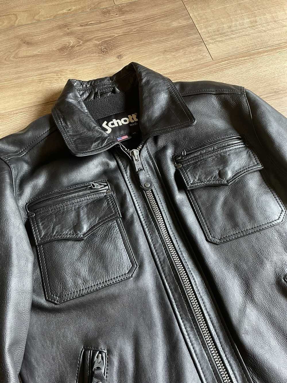 Schott Schott Patrol leather jacket - M - image 2
