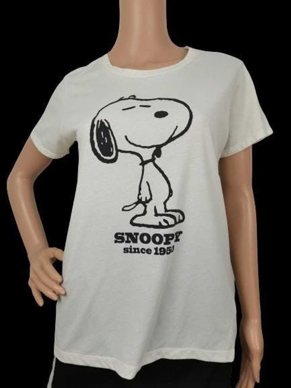 Peanuts × Uniqlo UNIQLO x SNOOPY Champion White S… - image 1