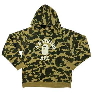 COLOR CAMO COLLEGE PULLOVER HOODIE –