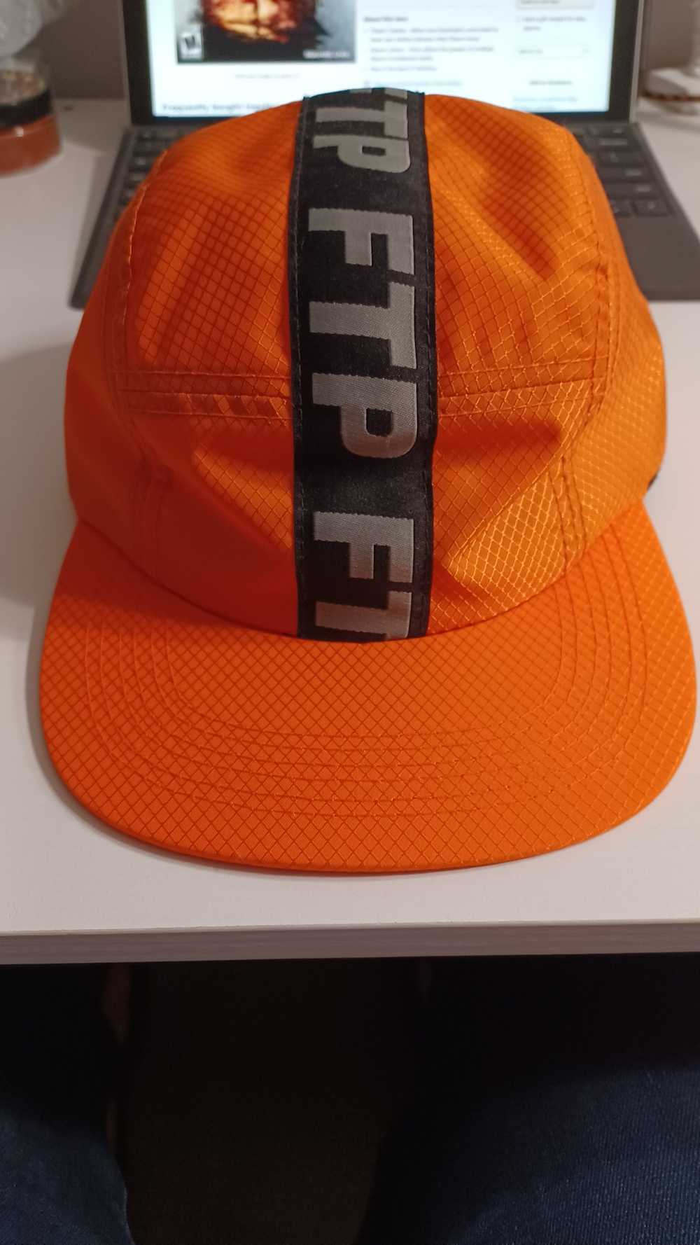 Fuck The Population Ripstop Logo Stripe Camp Hat - image 1