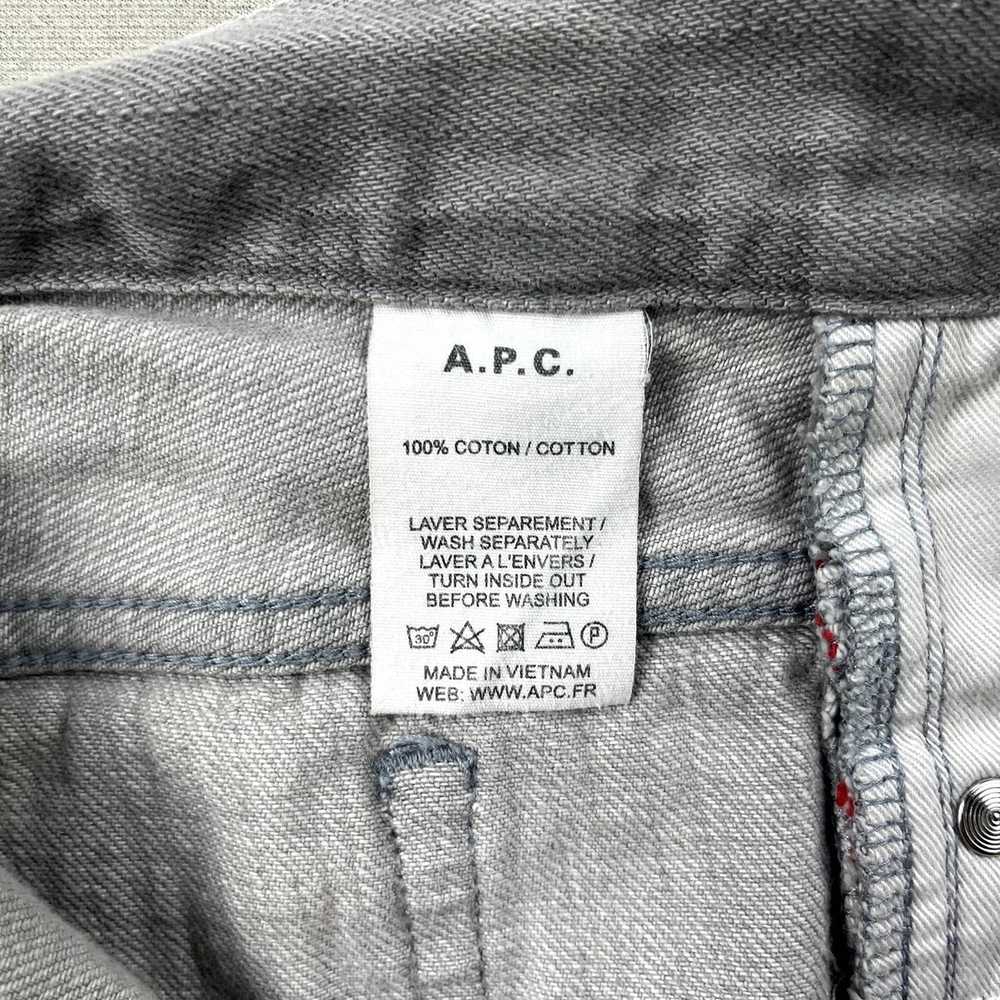 A.P.C. APC Selvedge Jeans Mens 28 Gray Denim Peti… - image 9