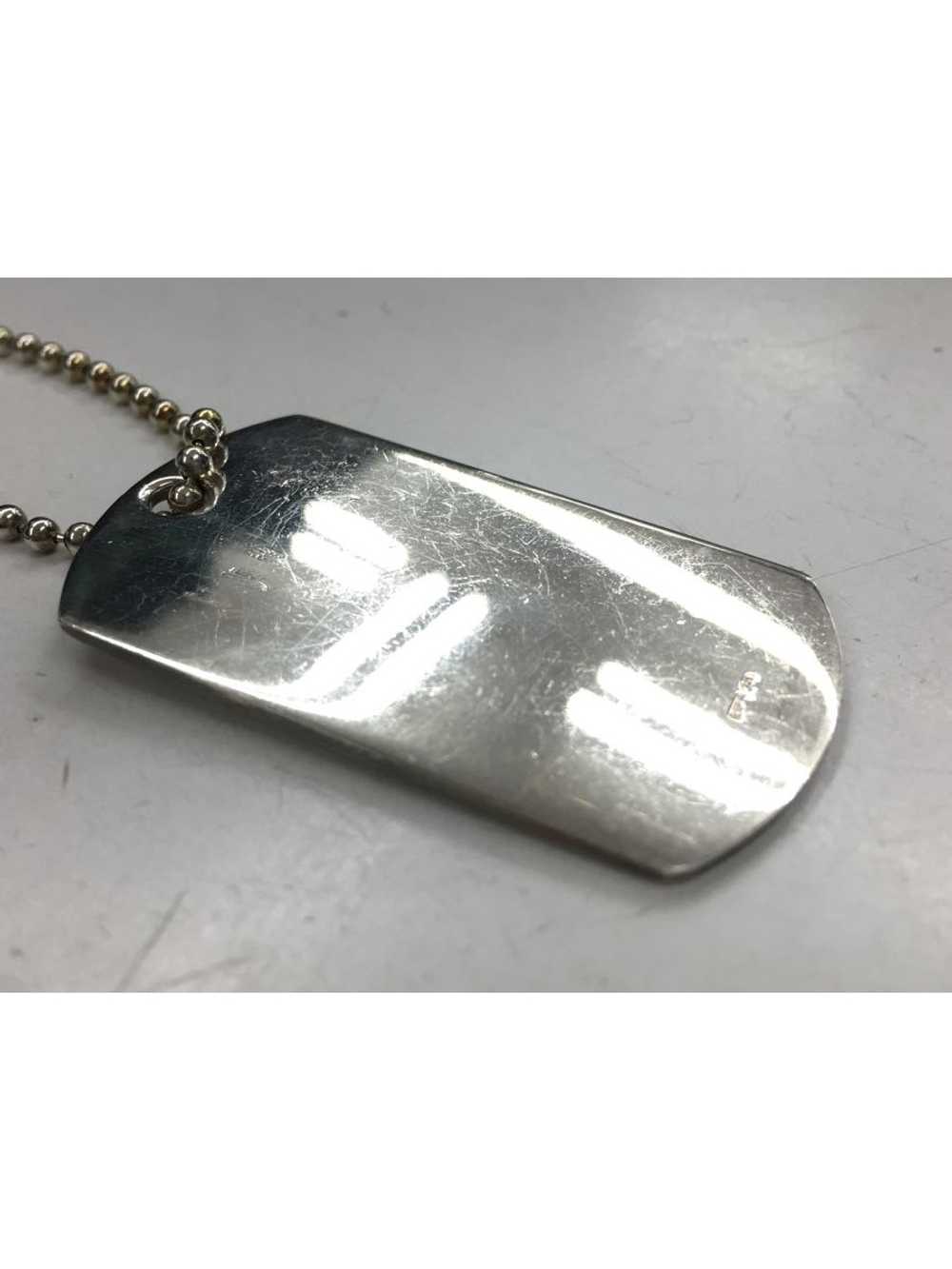 [Japan Used Necklace] Used Gucci Dog Tag Strap/Sv… - image 6