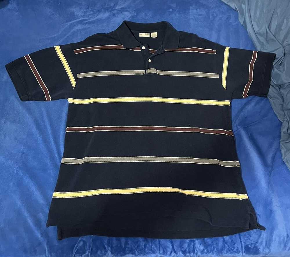 Vintage SUN RIVER STRIPPED POLO - image 1