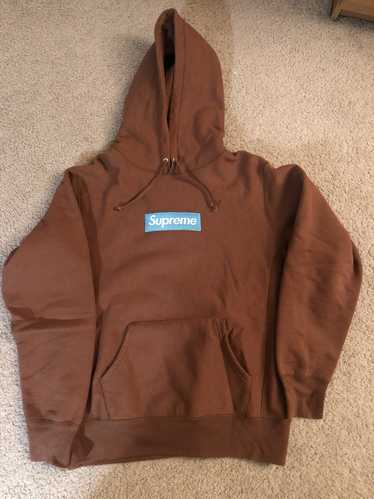 Supreme Box Logo Hooded Sweatshirt (FW17) Rust