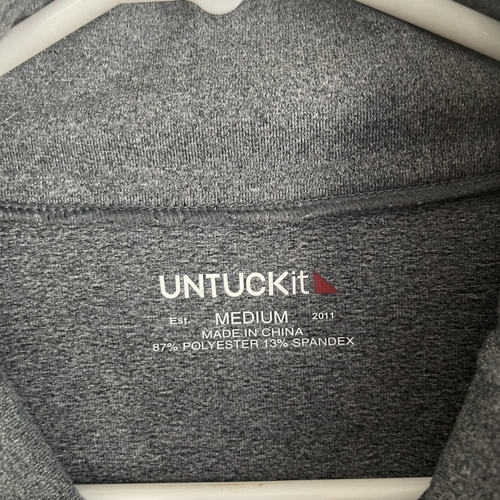 UNTUCKit UNTUCKit Front Zip Stretch Performance T… - image 3