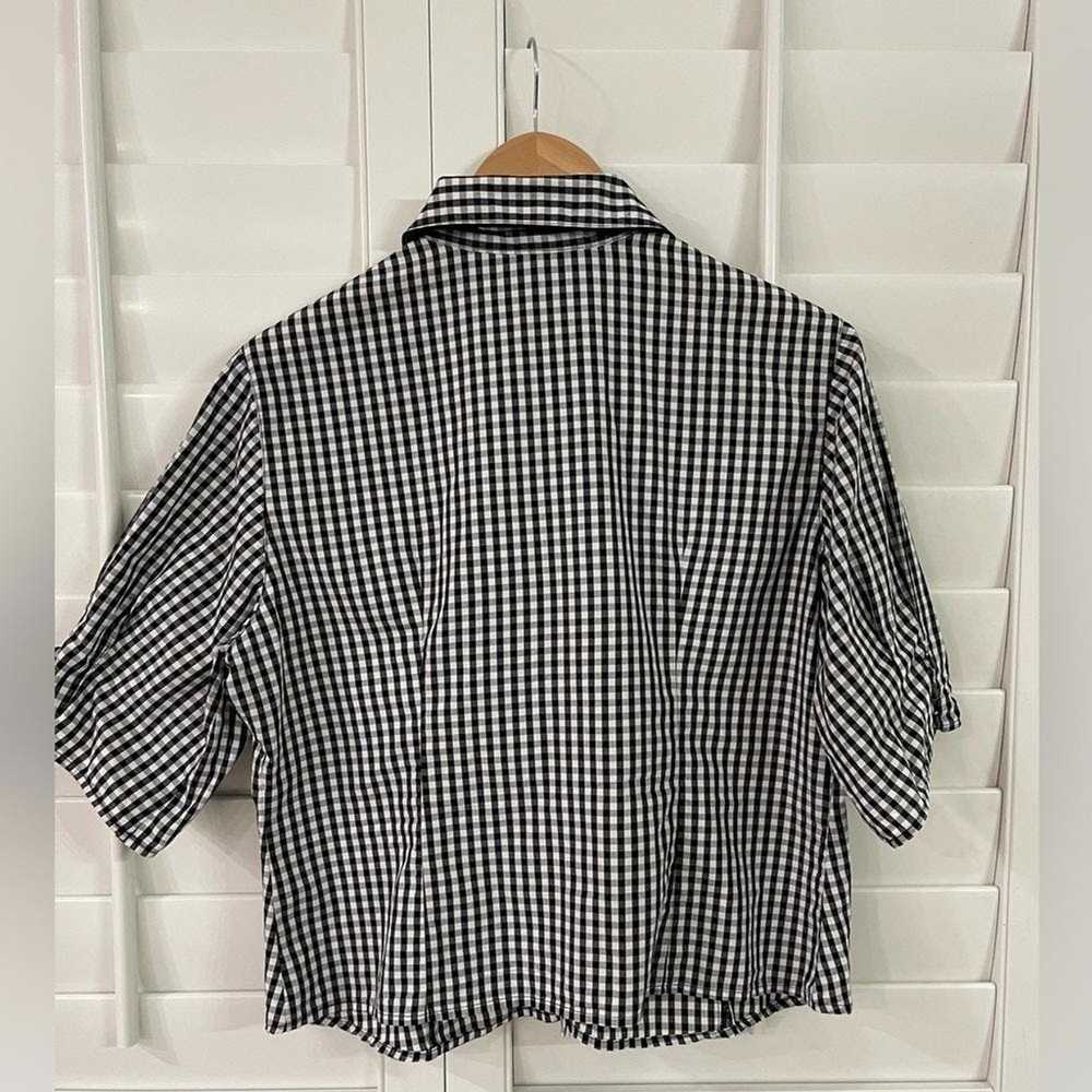 Other Anne Fontaine Gingham Blouse - image 3