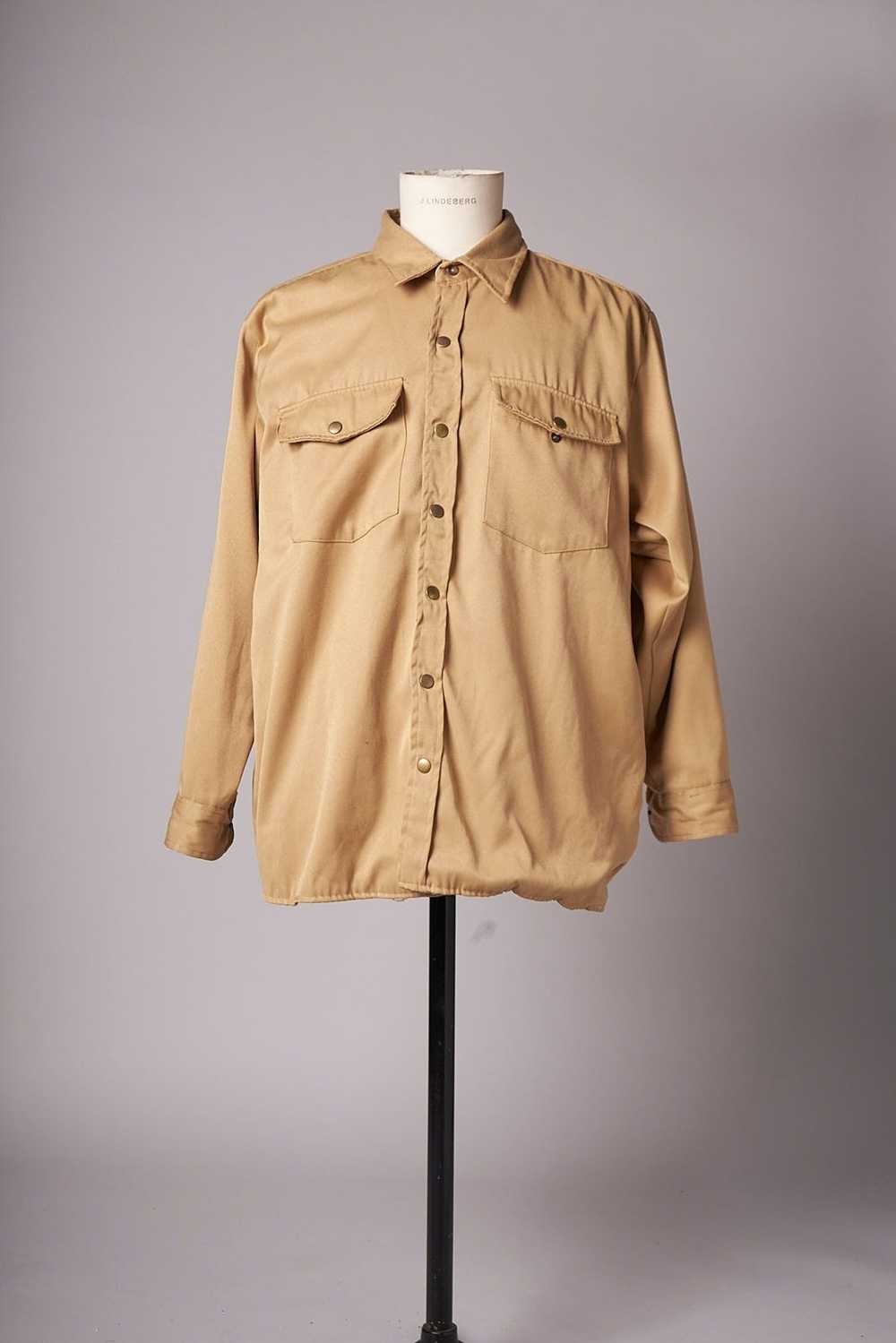 Haband 1980s Haband Workwear Flannel Lined Shirt … - image 1