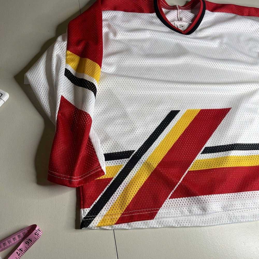 Hockey Bauer H.W Blank white hockey jersey Red Ye… - image 4